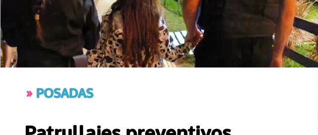 Patrullajes preventivos permitieron resguardar a cuatro menores en distintos puntos de la provincia