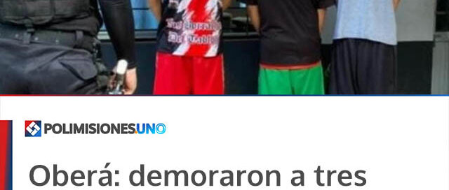Oberá: demoraron a tres adolescentes y recuperaron un celular tras un robo en el barrio Krause