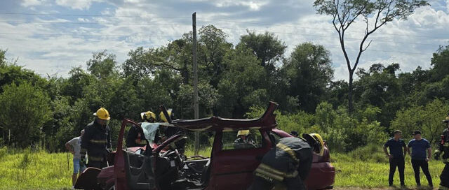 Choque entre dos vehículos dejó heridos en la Ruta Provincial N.º 4