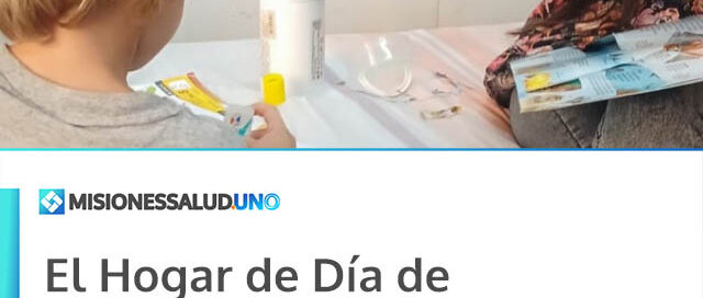 El Hogar de Día de Iguazú inició el proyecto “Acompañar para sanar” en el Hospital SAMIC